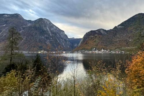 The Austrian Alps from the train